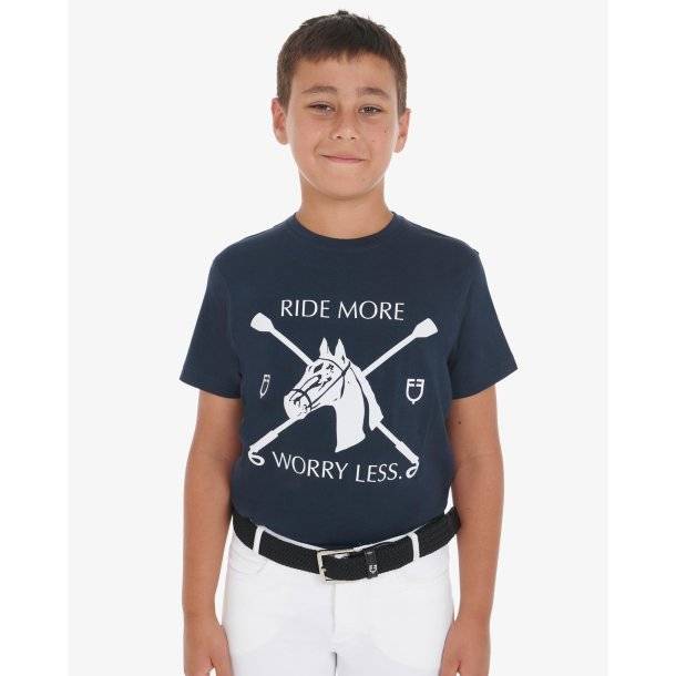 Equestro T-shirt med print junior