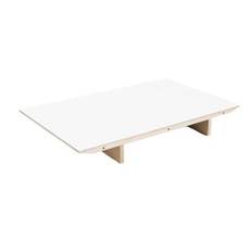 HAY CPH 30 Extendable Leaf 50x80 cm - Oak Lacquered Plywood/White Laminate