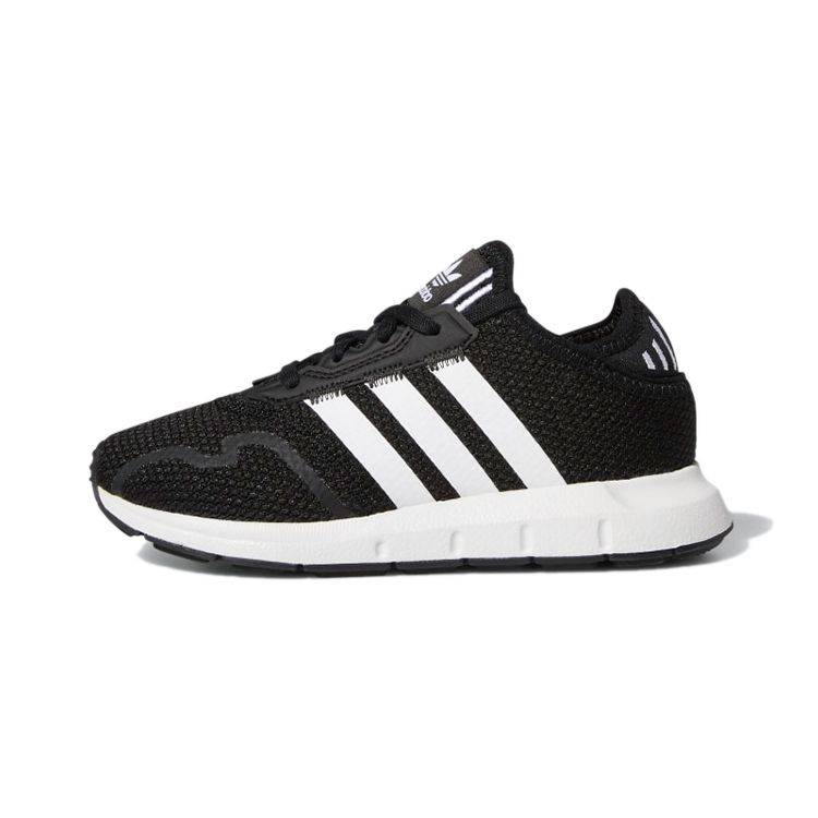 Adidas Originals Swift Run X Andningsbara Halkfria Lågskurna Löparskor för Barn Barnsneaker Svart Vit FY2166 29