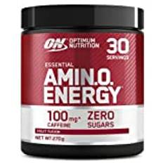 Optimum Nutrition Amino Energy Pre Workout Powder, Energy Drink mit Aminosäuren, BCAA, L-Glutamin und L-Leucin, Vitamin C und Koffein, Frucht-Mix-Geschmack, 30 Portionen, 270 g