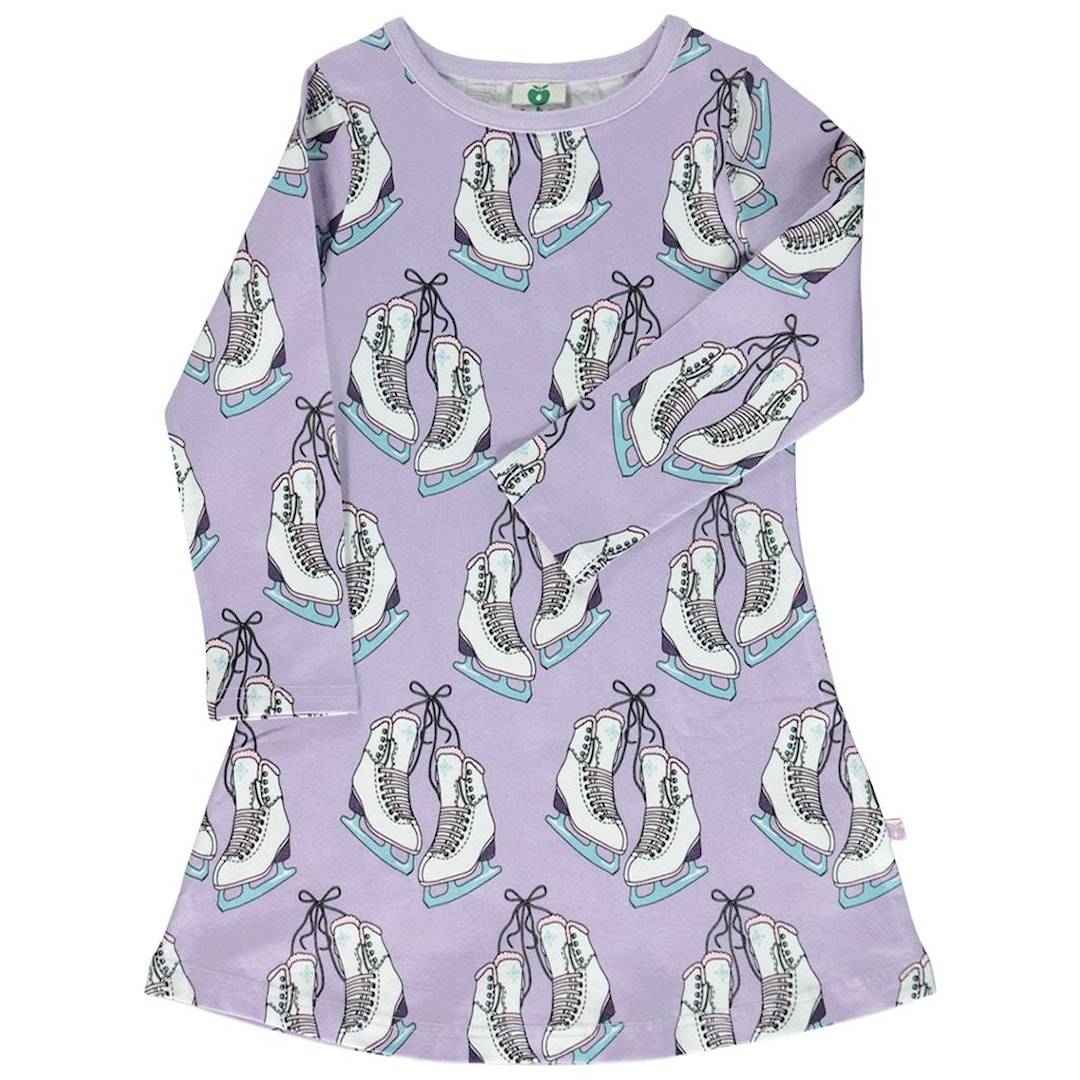 Småfolk Ice Skates Kjole Orchid Petal 2-3 Y Lilla 2-3 år Piger