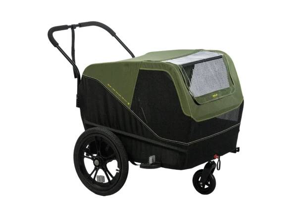 XLC hundtrailer medium svart/grön