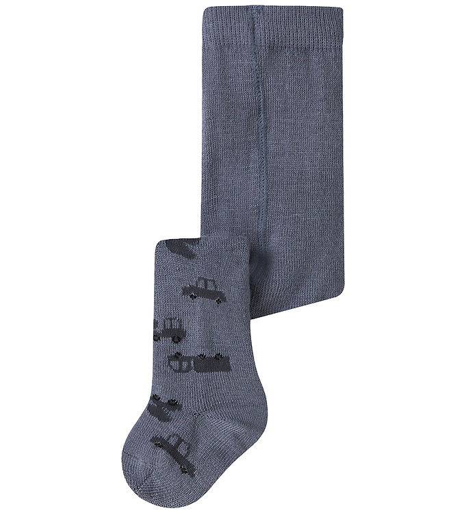Name It Strumpbyxor - Ull/Bomull - NbmWak - Folkstone Grey/Mac - Name It - 62/68 - Strumpbyxor