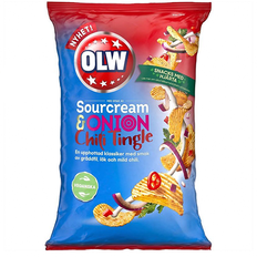 OLW Sourcream & Onion Chili Tingle 175g