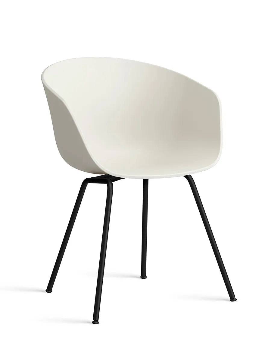 About a Chair AAC26 fra Hay Melange Cream / Sort pulverlakeret stål - Jacobsen Plus