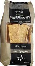 Tunnbrödschips Svartpeppar Mjälloms