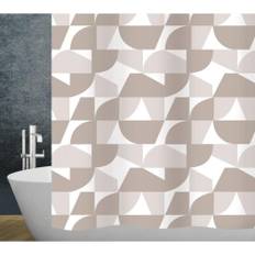Diaqua badeforhæng Pasito tekstil beige 180x240 cm