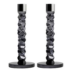 Carat ljusstakar antracit h 242mm 2-pack