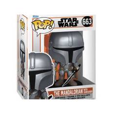 Star Wars: The Mandalorian POP! The Mandalorian med Darksaber #663