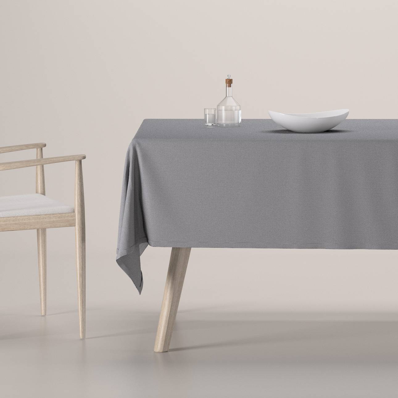 Rektangulære borddug, Greige, Spotless Dining
