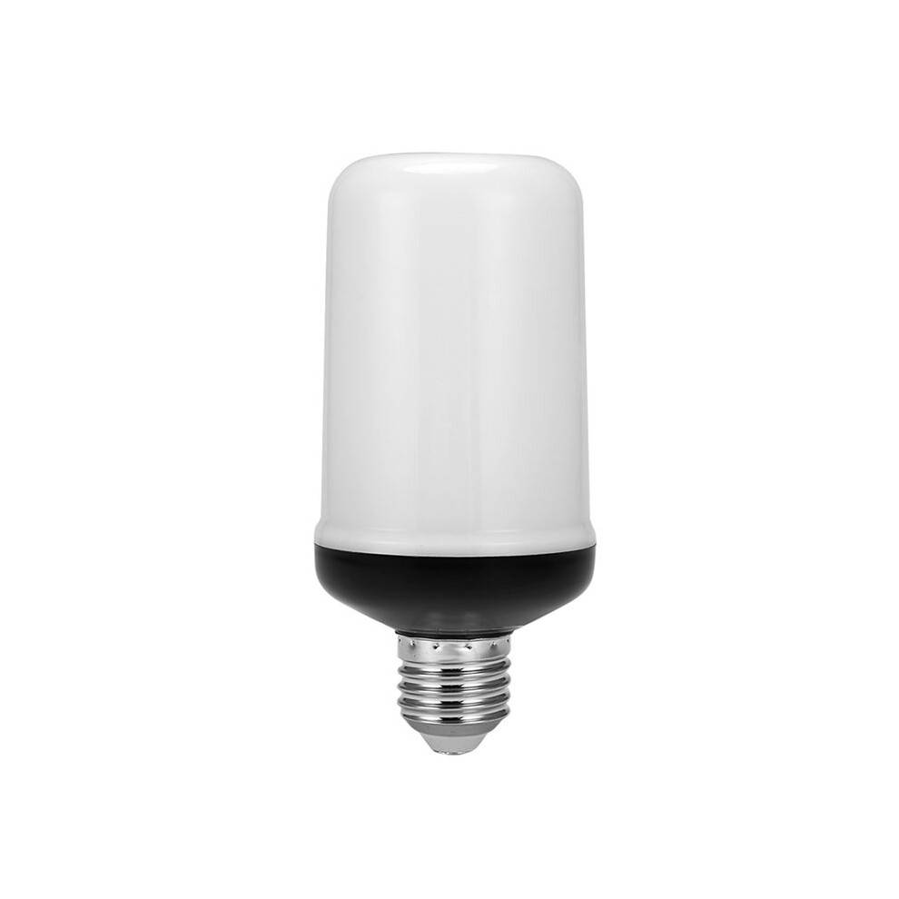 LED Flame Effect Light Bulb E27,Decorative Flickering Realistic Fire Lights Bulb,Festival Decoration Lamp,Black-B