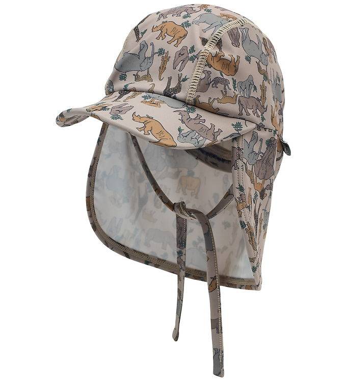 Mikk-Line Badhatt - UV50+ - Zoo Upp - Mikk-Line - 98/104 - Badhatt