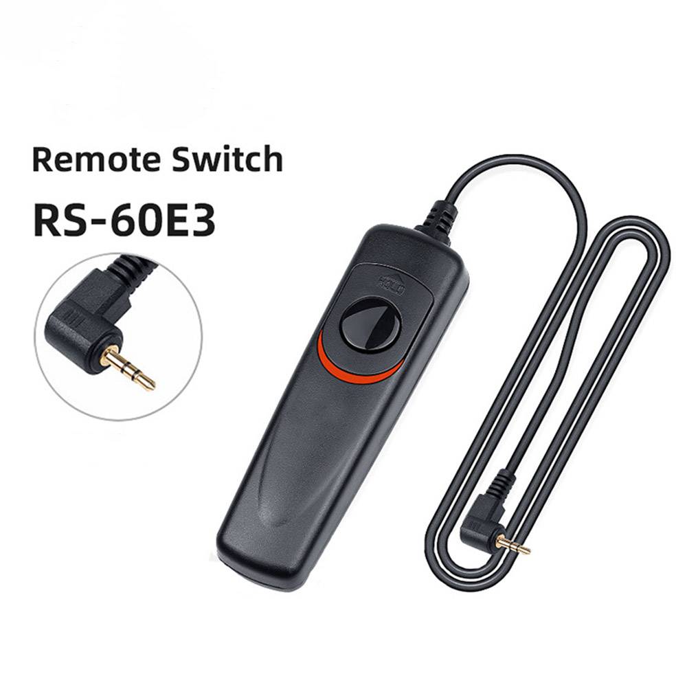 RS-60E3 Remote Control Shutter Release Cable for Pentax K200D K100D K110D K20D K10D K7 K5 K5II K30 K-5 IIs Canon EOS Accessories