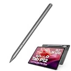 Tab Pen Plus för Lenovo Tab P12 12,8 tum (TB370FU)/för Tab M10 5G 2023 Repalcementpenna Plus grå