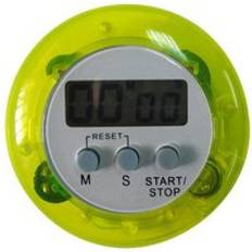 1pc lcd digitalt kök nedräkning magnetisk timer bakstativ matlagning timer räkna upp väckarklocka kök prylar matlagningsverktyg - Grön