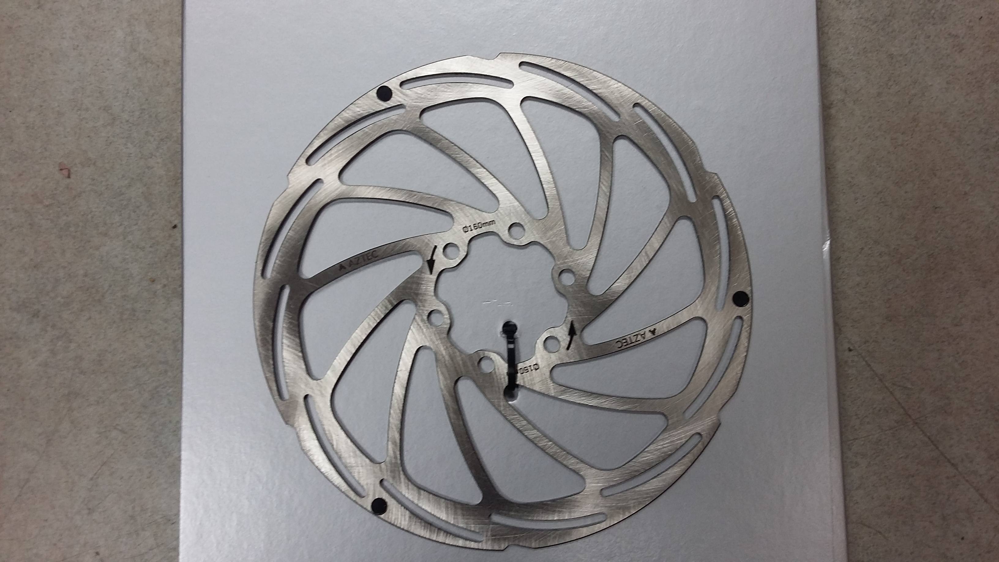 Aztec Stainless Steel Fixed 6 Bolt Disc Rotor