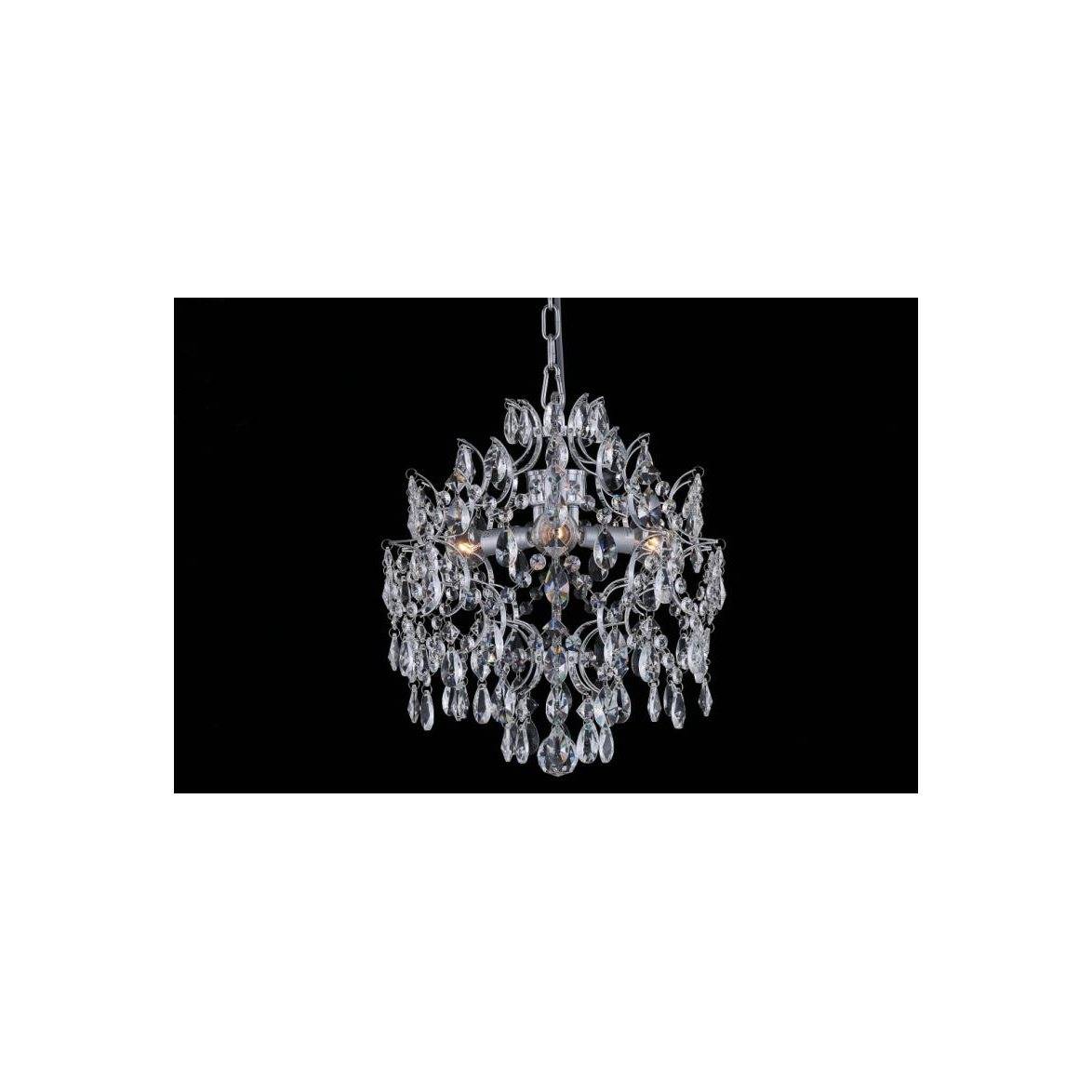 Norrsken Design Kristallkrona Kate Krom 34cm