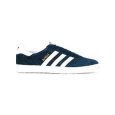 Adidas, Skor, Herr, Blå, 46 1/2 EU, Blå Gazelle Sneakers Navy/Vit/Guld