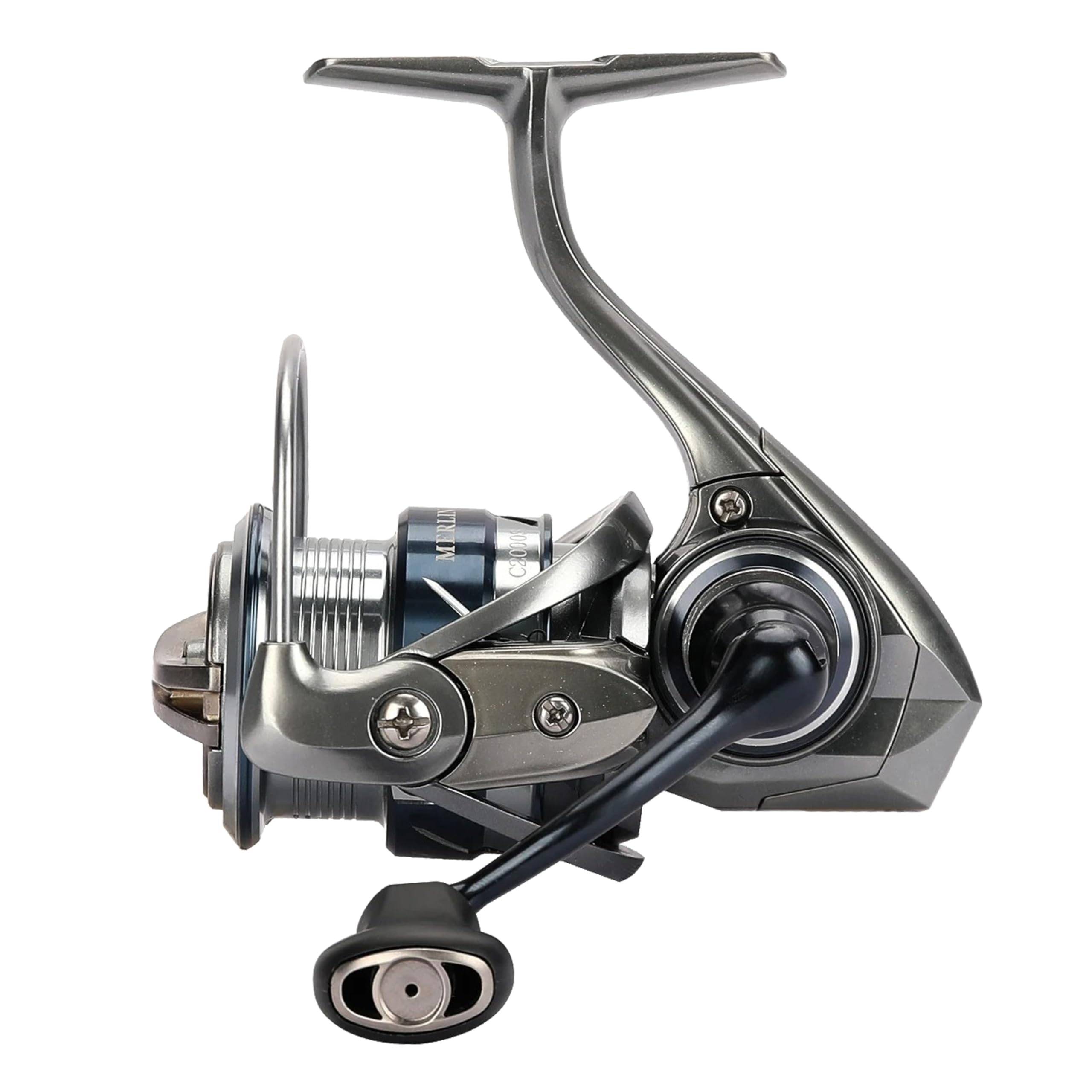 TSURINOYA Spinning Marlin Silver Aluminum Alloy Gear Standard Gear Reel, Hayabusa, 1000, 2000, 2500, 3000, Lightweight, High-Strength Frame, 5.21