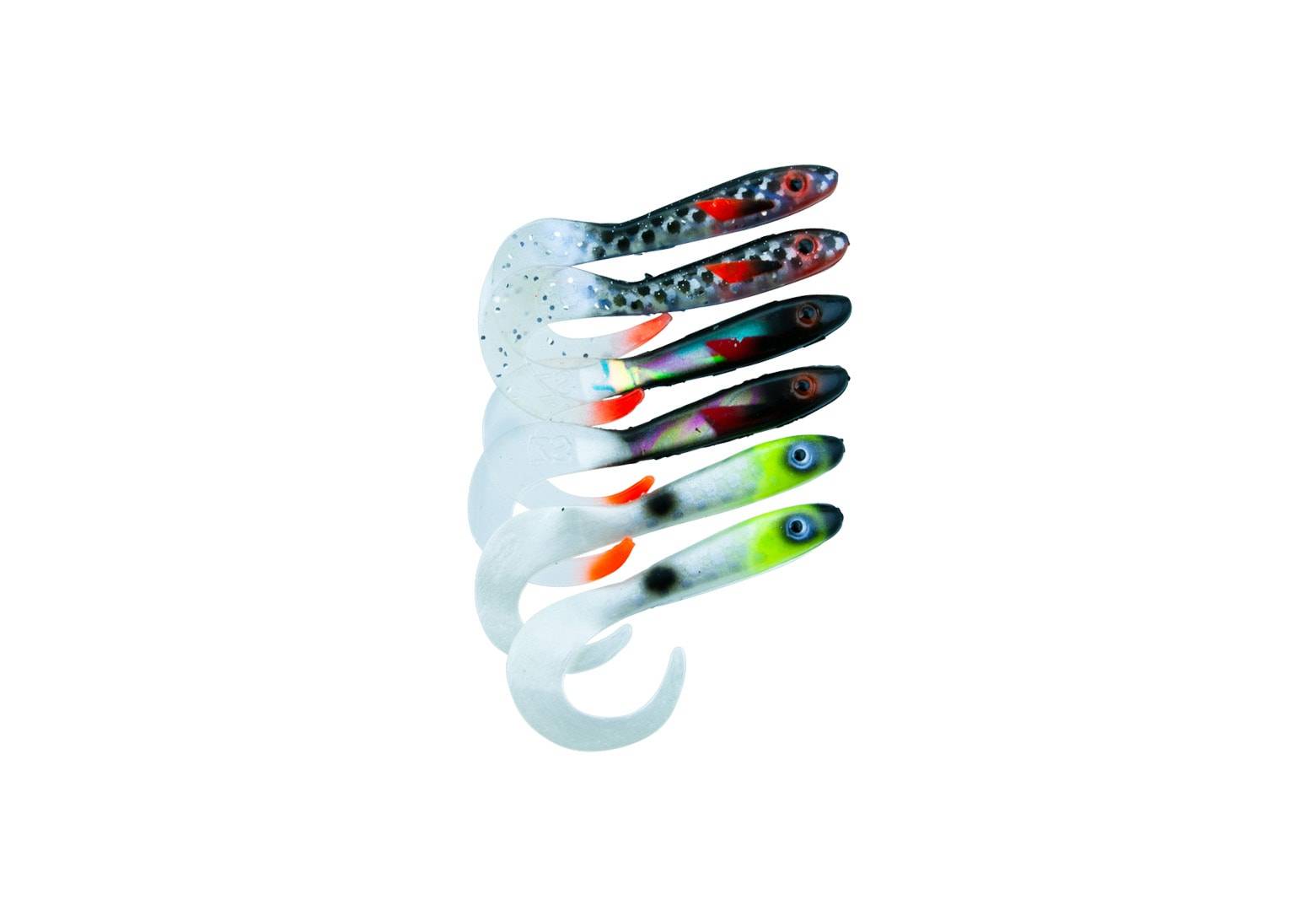 Svartzonker McRubber Tail 11 cm Overcast 6-pack