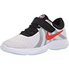 Nike Unisex barn Revolution 4 Sd (PSV) cross-tränare, vit (Pure Platinum/Team Orange-Blac 001), 31 EU, Vit Pure Platinum Team Orange Blac 001, 31 EU