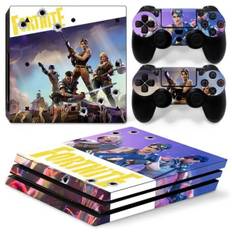 Fortnite PS4 Pro skin. Heltene med skudhuller.