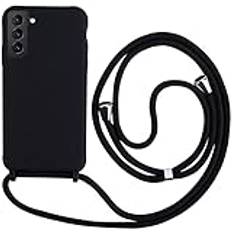 xingting EU Mobiltelefon kedja kompatibel med Samsung Galaxy S21/S30[justerbar l?ngd snodd] f?r upph?ngning silikon mobiltelefon skyddsh?lje mobiltelefonfodral skal f?r¨Csvart
