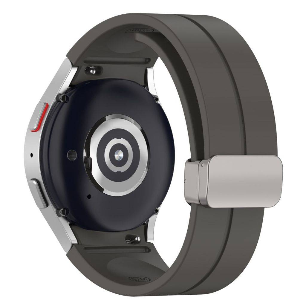 Samsung Galaxy Watch7 40 mm Armband i Silikon - mörkgrå