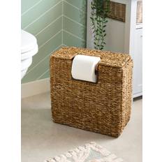 Next Natural Seagrass Toilet Roll Holder and Storage