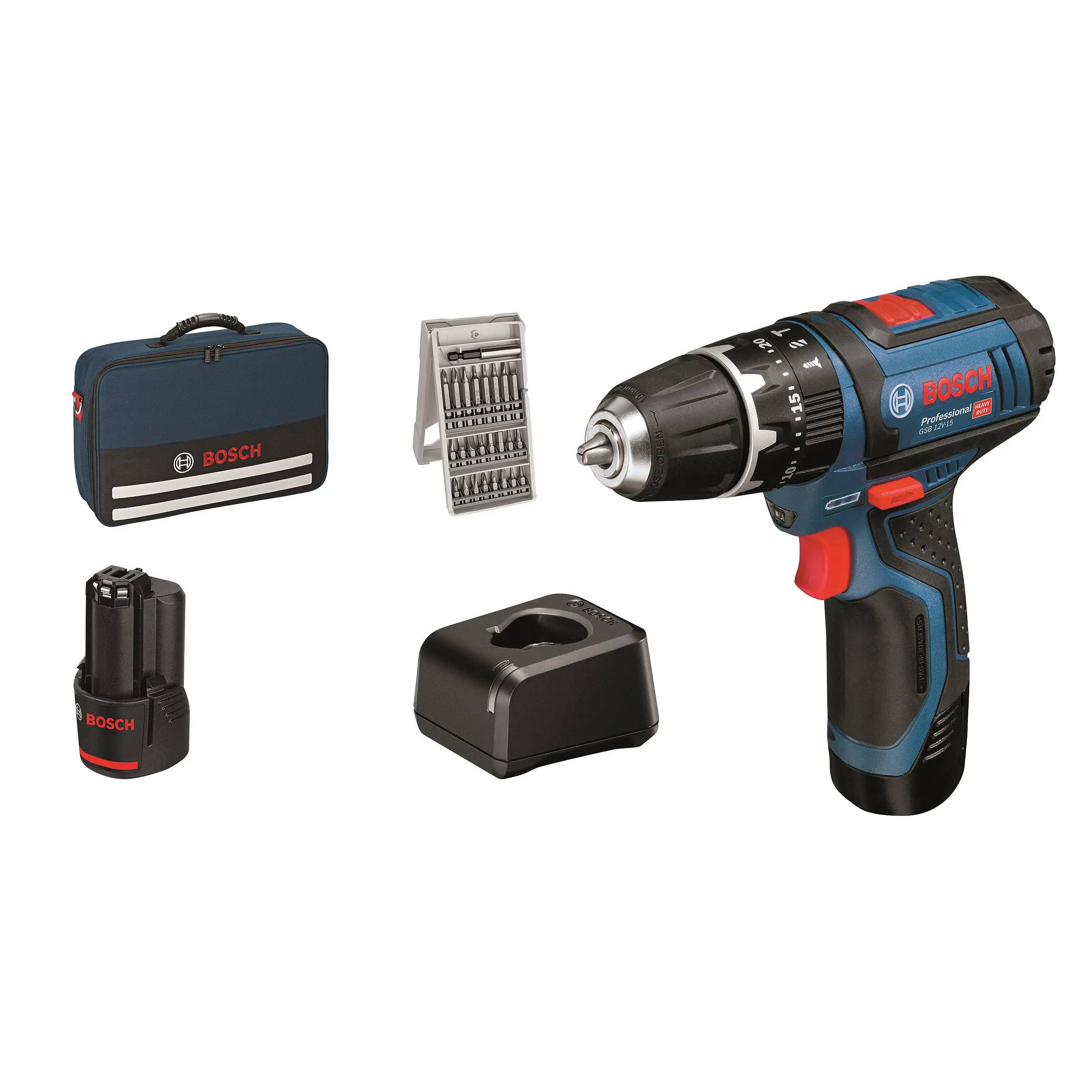 Bosch Slagborrmaskin GSB 12V-15