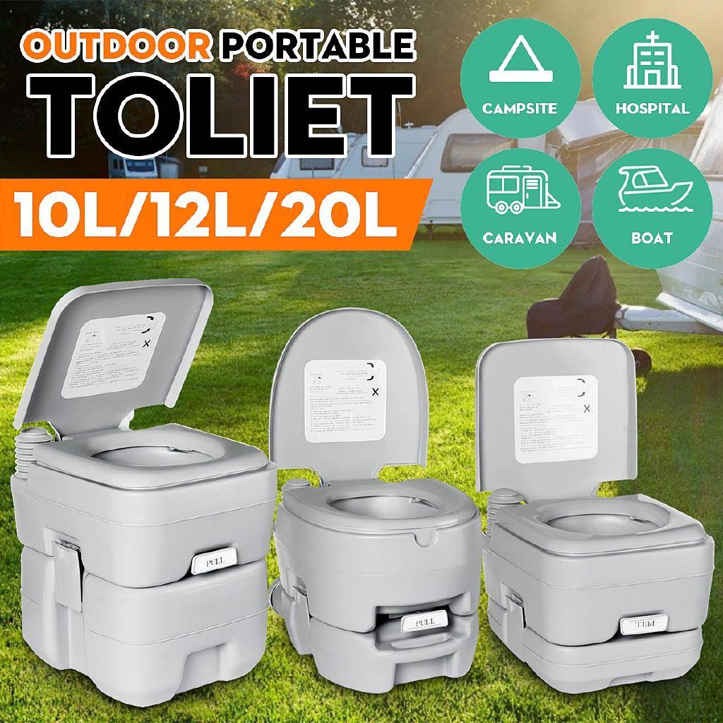 10L/12L/20L Inomhus för Äldre För Båt Bärbar Toalett aravan Husbil Bärbar Toalett Hem Resa Utomhus Camping Toalettpott Pott