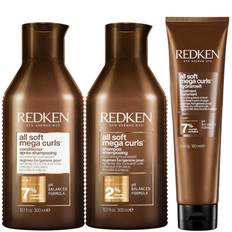 Redken All Soft Mega Curl Intense Hydrating and Nourishing Routine Set for Curly and Coily Hair