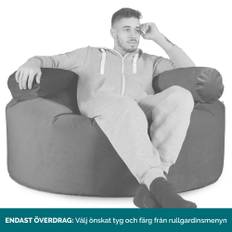 Jätte Saccosäck Soffa 'Mammut' ENDAST ÖVERDRAG - Ersättning/reservdelar - Fuskpäls Brun