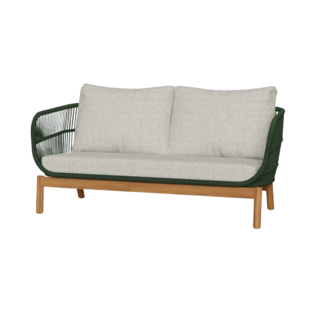 Tokheim 2-Pers. Loungesofa - Grøn Reb