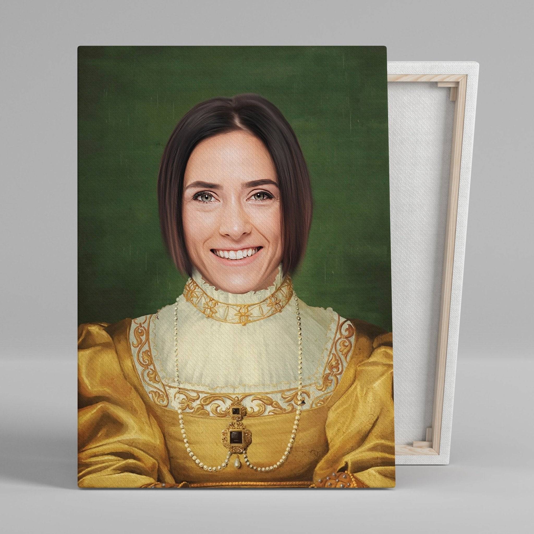 Golden Queen - Personlig Tavla - Poster / 50x70 (Bästsäljare)