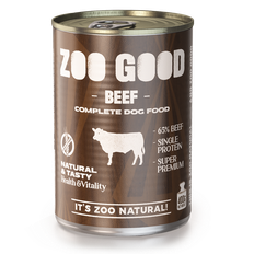 ZOO GOOD Dog Adult Beef 400 g x 6 st