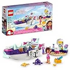 LEGO 10786 Gabbys dockhus: Gabby & MerCats Ship & Spa, från 4 år, 88 delar