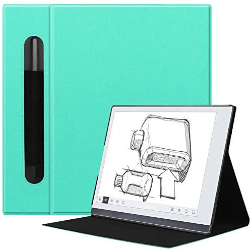 VOVIPO Ultra Slim Book Folio läderfodral med stativ och P-ficka för Remarkable 2 10.3 2020 släppt digitalt papper