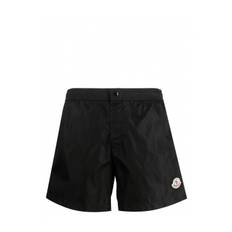 MONCLER WEBBING SWIM SHORTS  Size: L, colour: BLACK