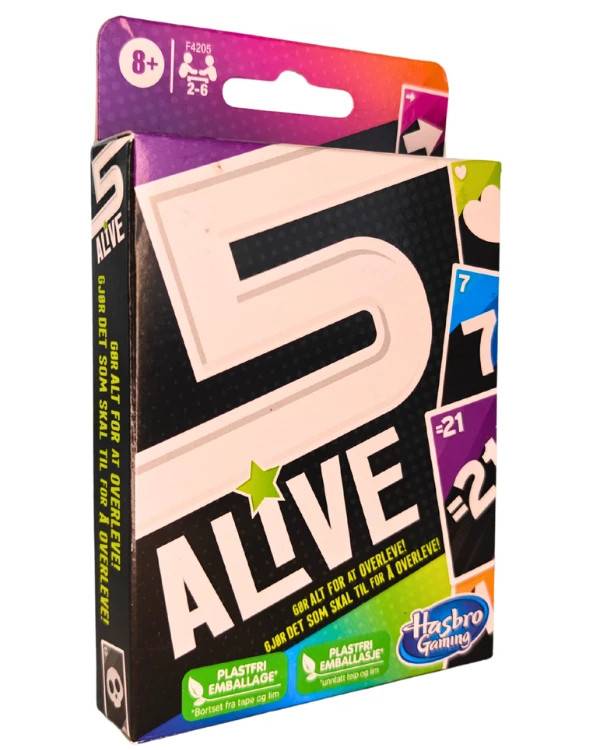 5 Alive Kortspil (Dansk/Norsk)