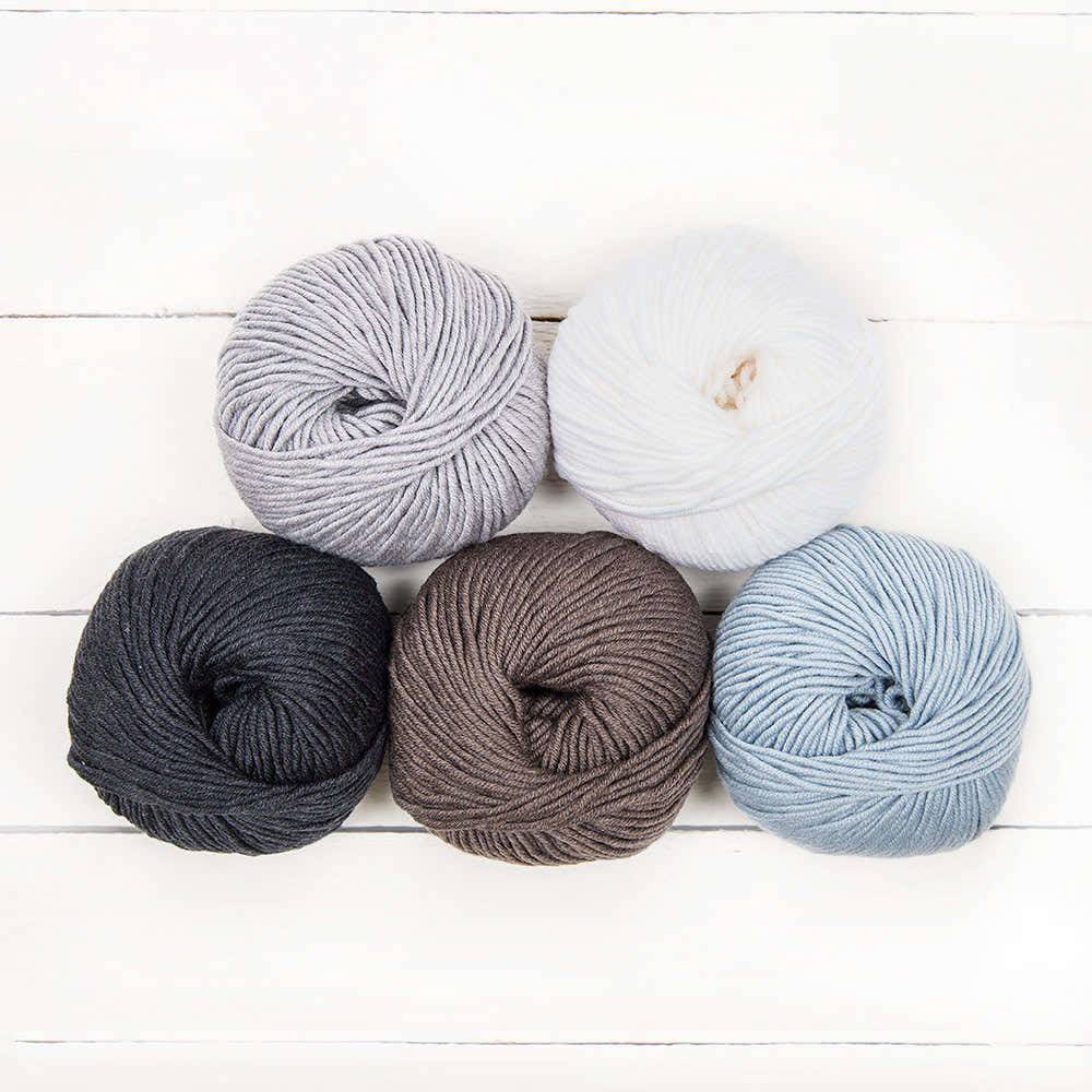 MillaMia Naturally Soft Aran 5 Ball Colour Pack