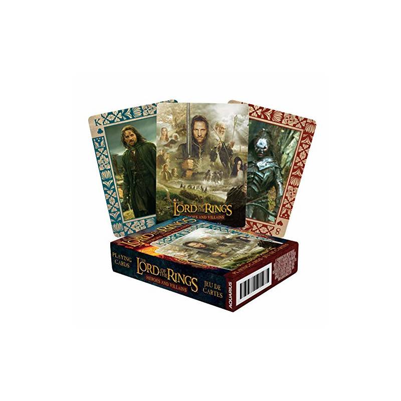 Aquarius LOTR- Heroes and Villains Playing Cards