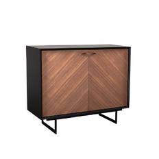 MERCER Skänk S - Valnöt / Svart Ek 100 cm