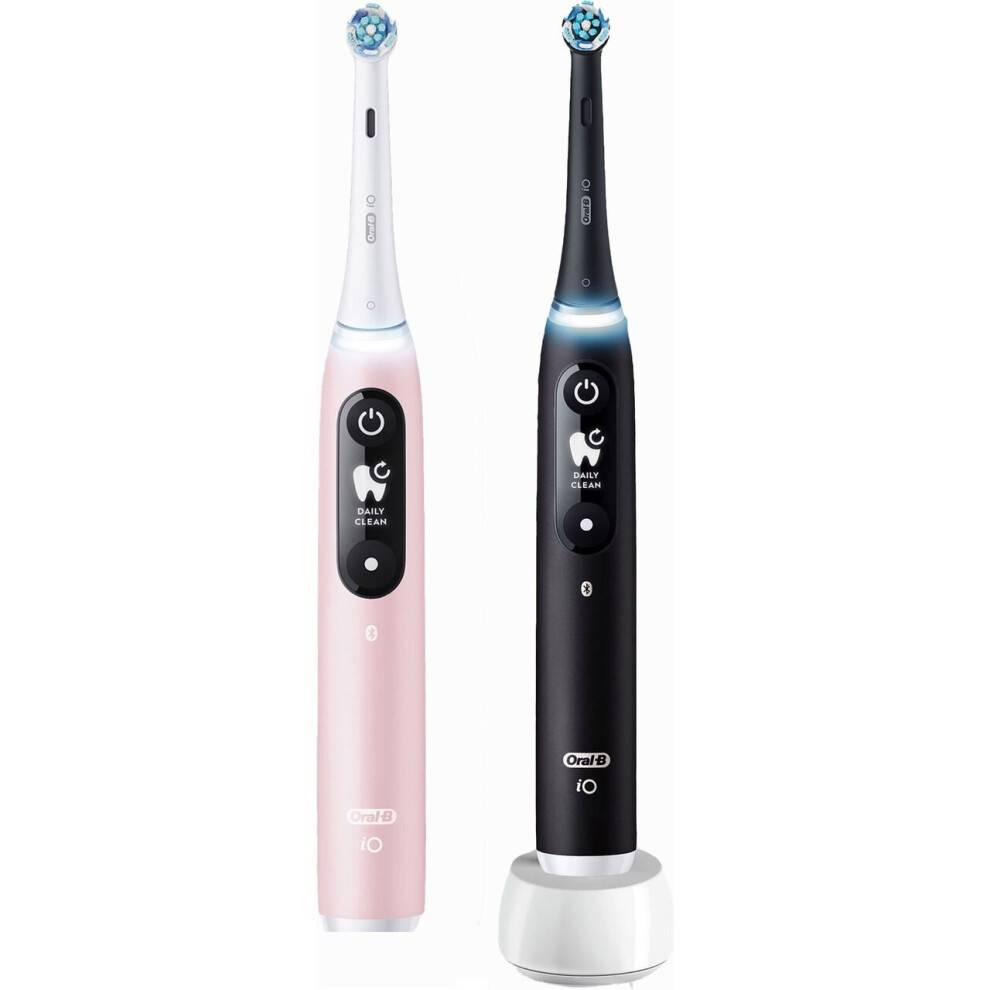 Oral B iO 6 Elektrisk tandbørste - Sort / Pink