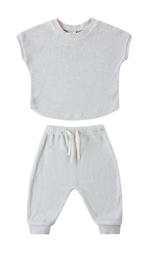 QUINCY MAE JUMPSUIT TERRY in Blue. Größe 2-3yr. Also in 4-5yr.