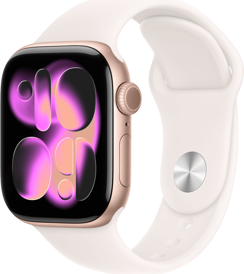 Apple Watch Series 11 (46mm) M/L Aluminium Sport eSIM Roséguld