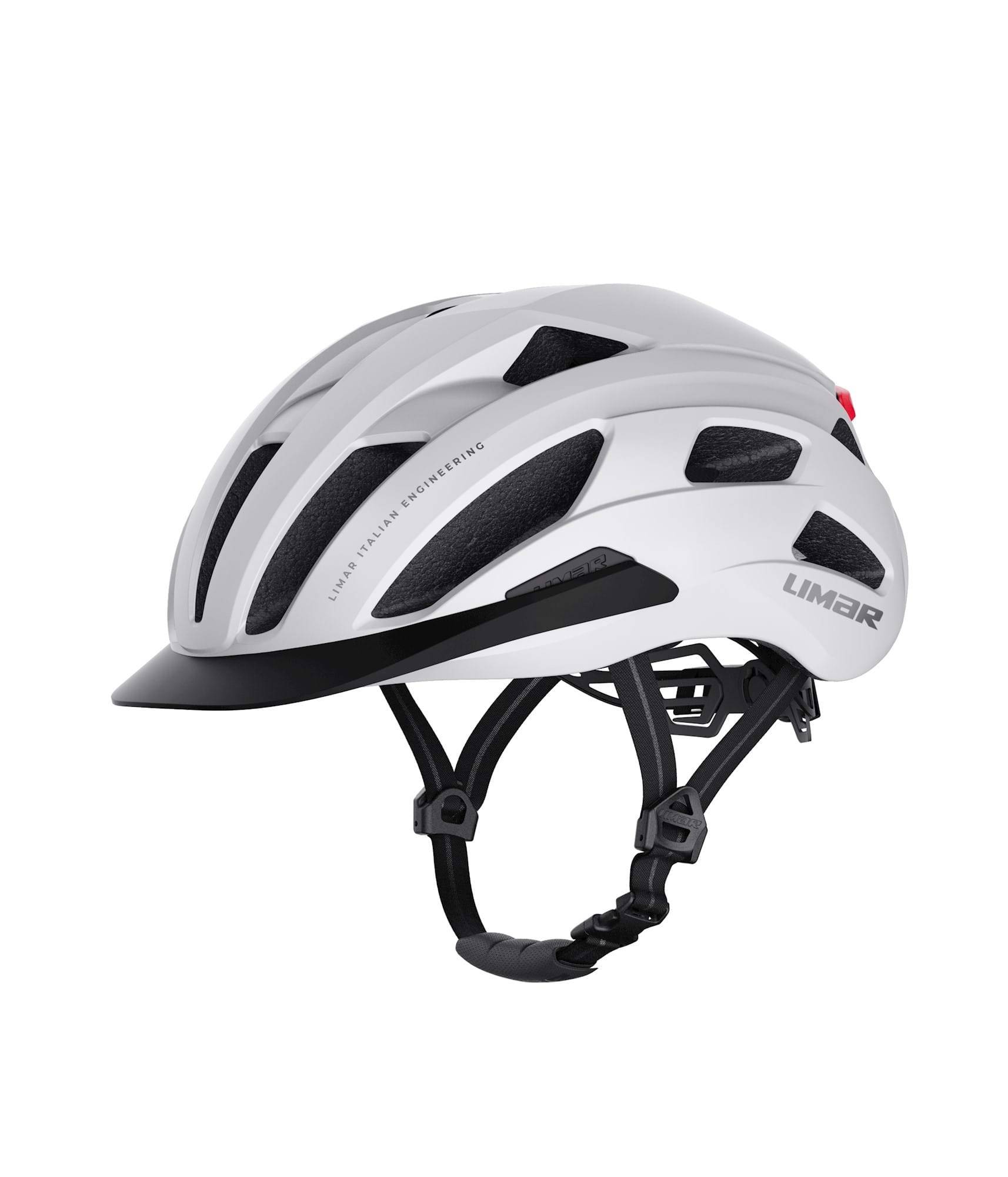 Limar Action Urban Matte White LED - Large 57 - 61 cm