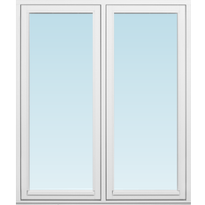 Svenska Fönster SF sidohängt fönster utåtgående 1180x1380mm  2-luft, insida trä utsida trä, 2-glas  (12x14)