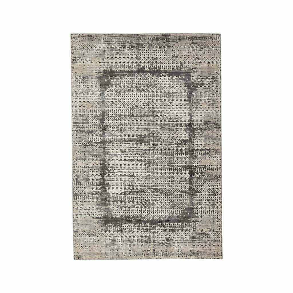 Rezas Everyday Noble 3 Gulvtæppe 200 x 290, Grey White.