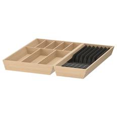 IKEA - UPPDATERA bestikbakke/bakke m knivopbevaring, lys bambus, 52x50 cm